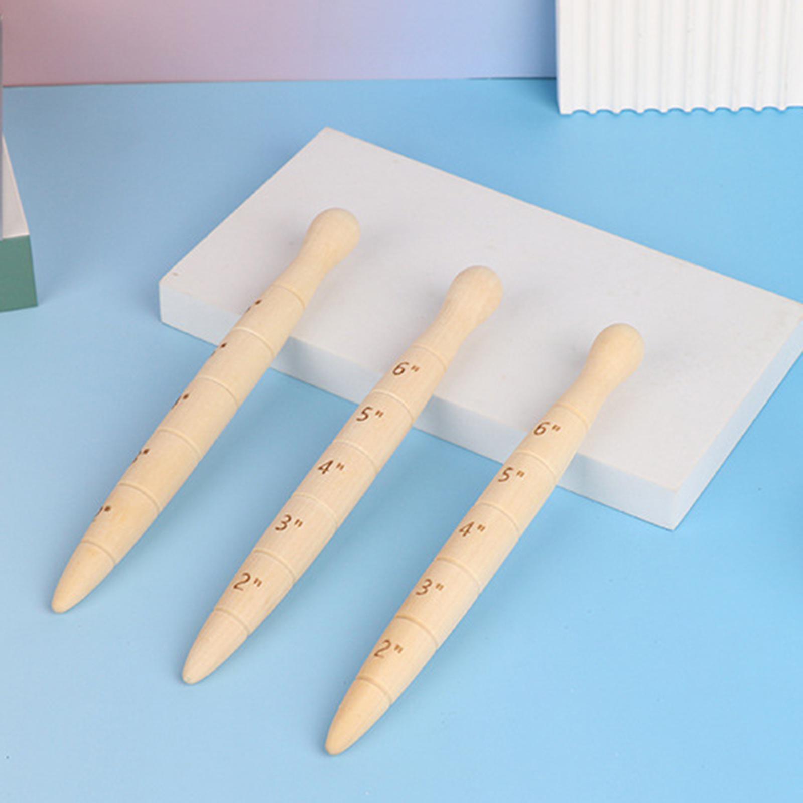 Gardening Tools For Digging - Natural Wood Hand Dibber Seed Planter