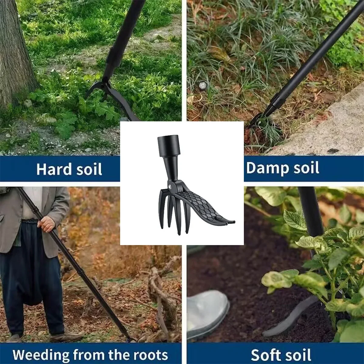 Stand Up Weed Puller Tool with - Gardening Tools For Digging incelemesi ve fiyatı