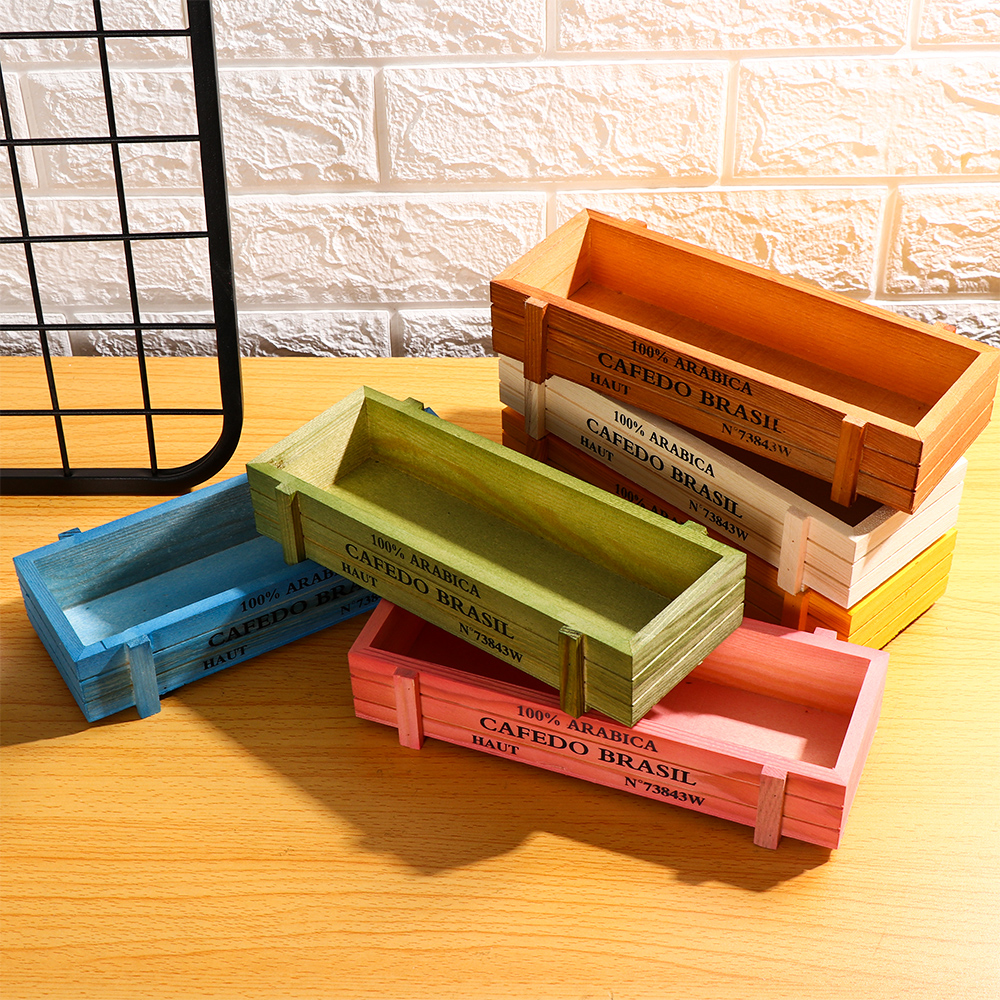 Natural Wooden Flowerpot Garde - Gardening Tools Vintage incelemesi ve fiyatı