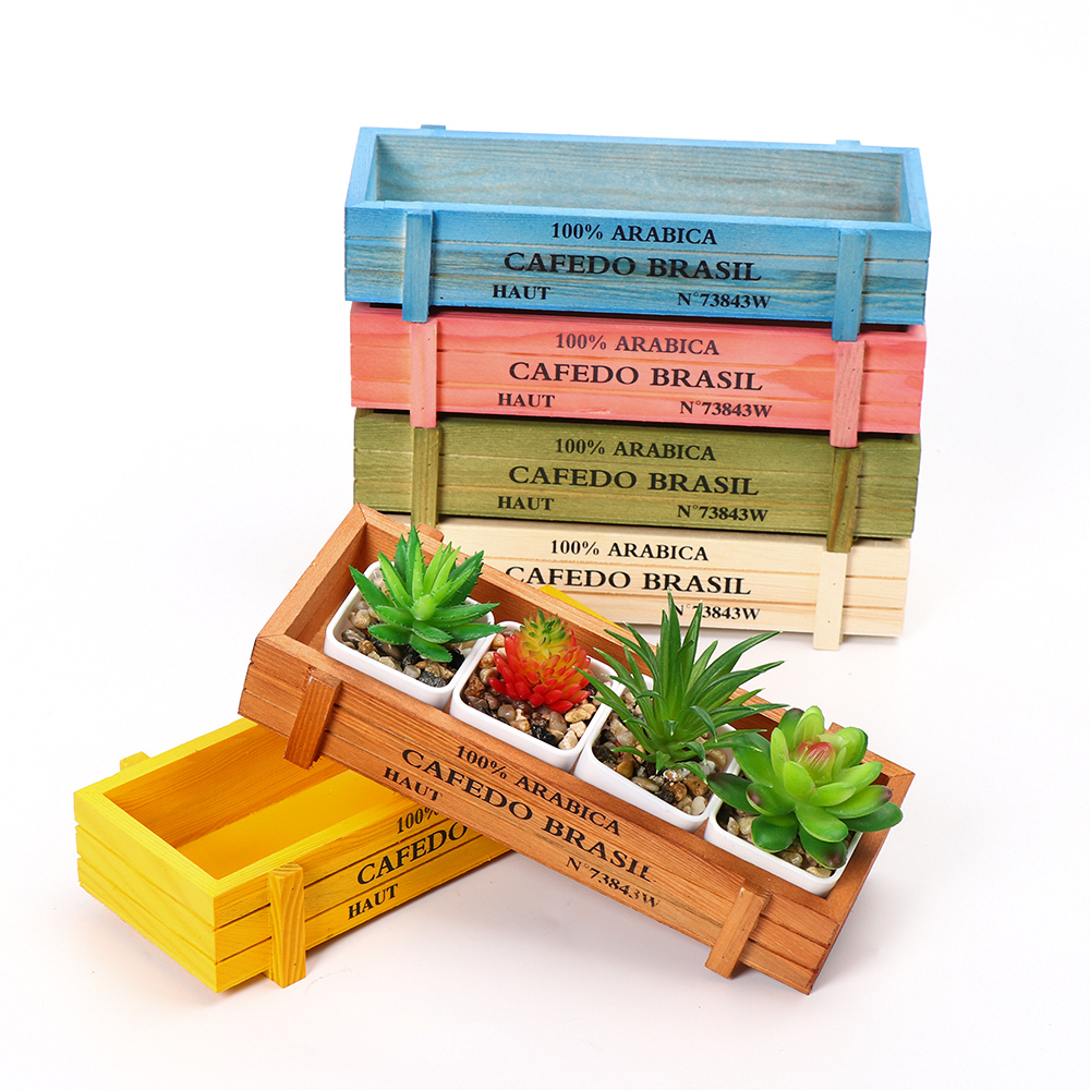 Natural Wooden Flowerpot Garde - Gardening Tools Vintage incelemesi ve fiyatı