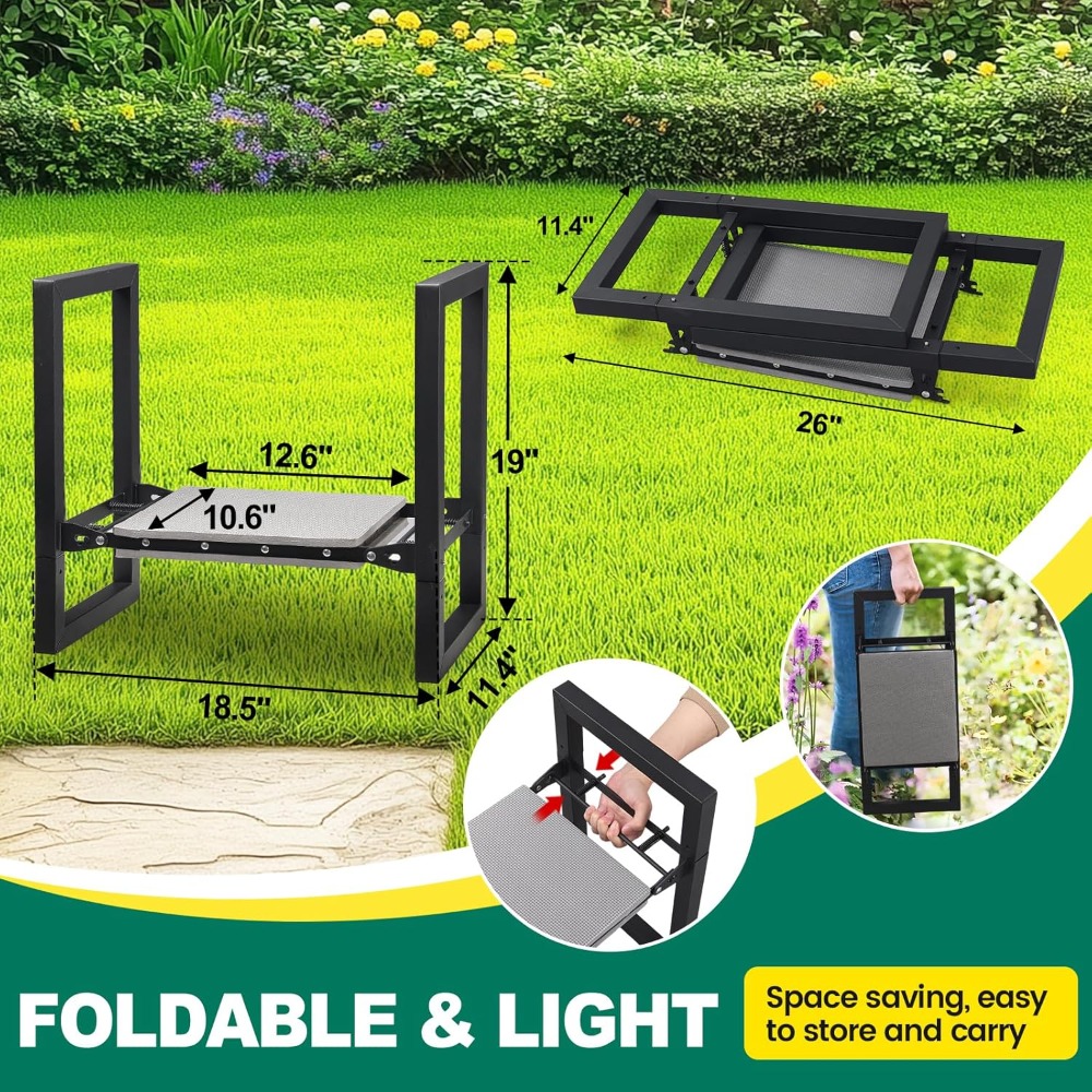 Heavy Duty Garden Kneeler and  - Gardening Tools For Seniors incelemesi ve fiyatı
