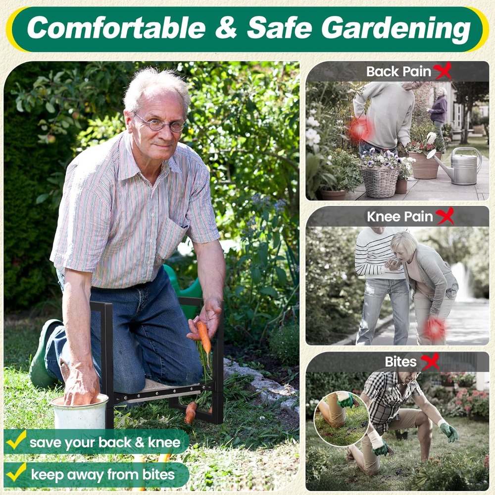 Heavy Duty Garden Kneeler and  - Gardening Tools For Seniors incelemesi ve fiyatı