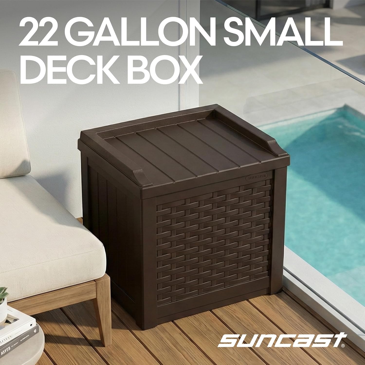 Outdoor Deck Box 22 Gallon Res - Gardening Tools Box incelemesi ve fiyatı