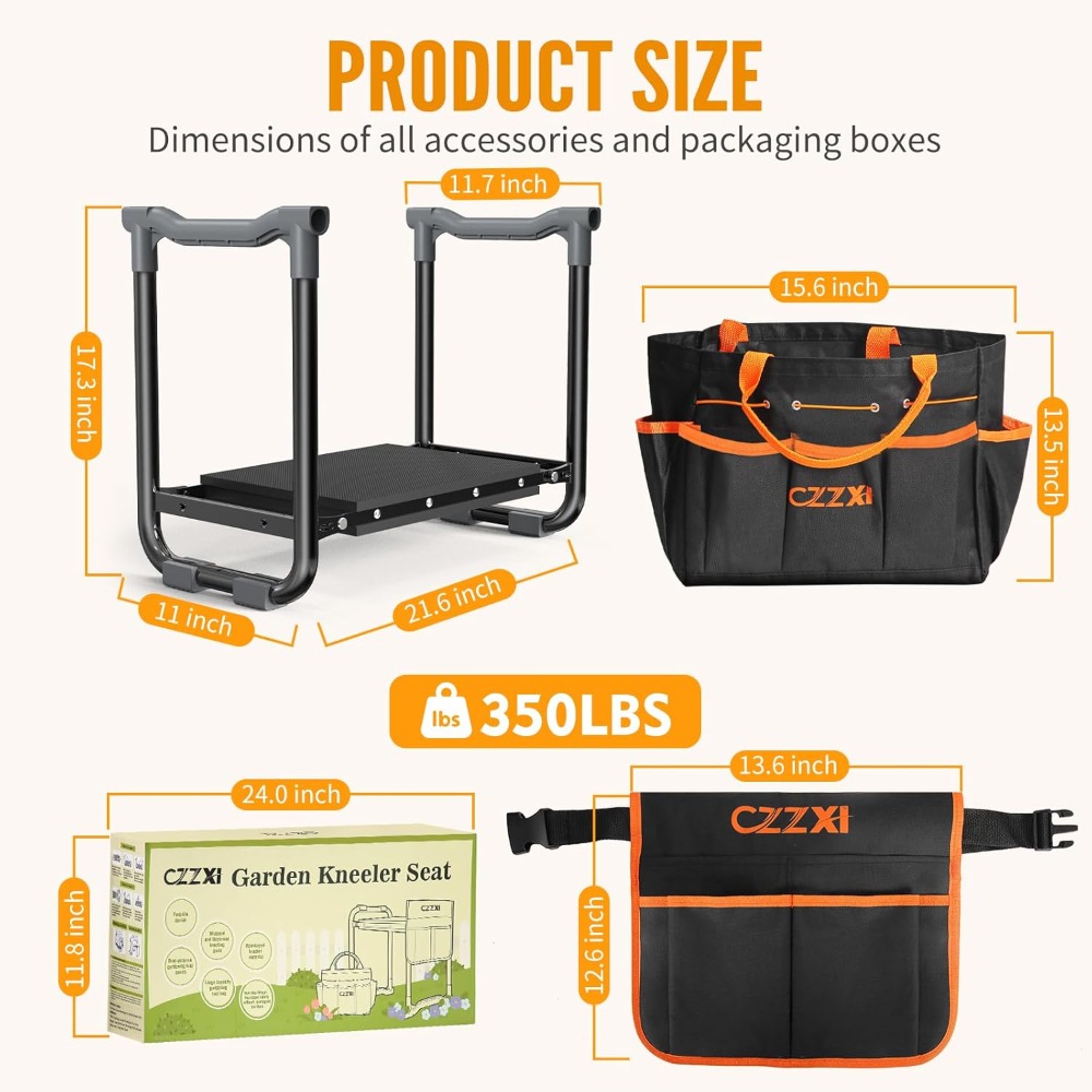 Garden Kneeler and Seat, Wider - Gardening Tools For Seniors incelemesi ve fiyatı