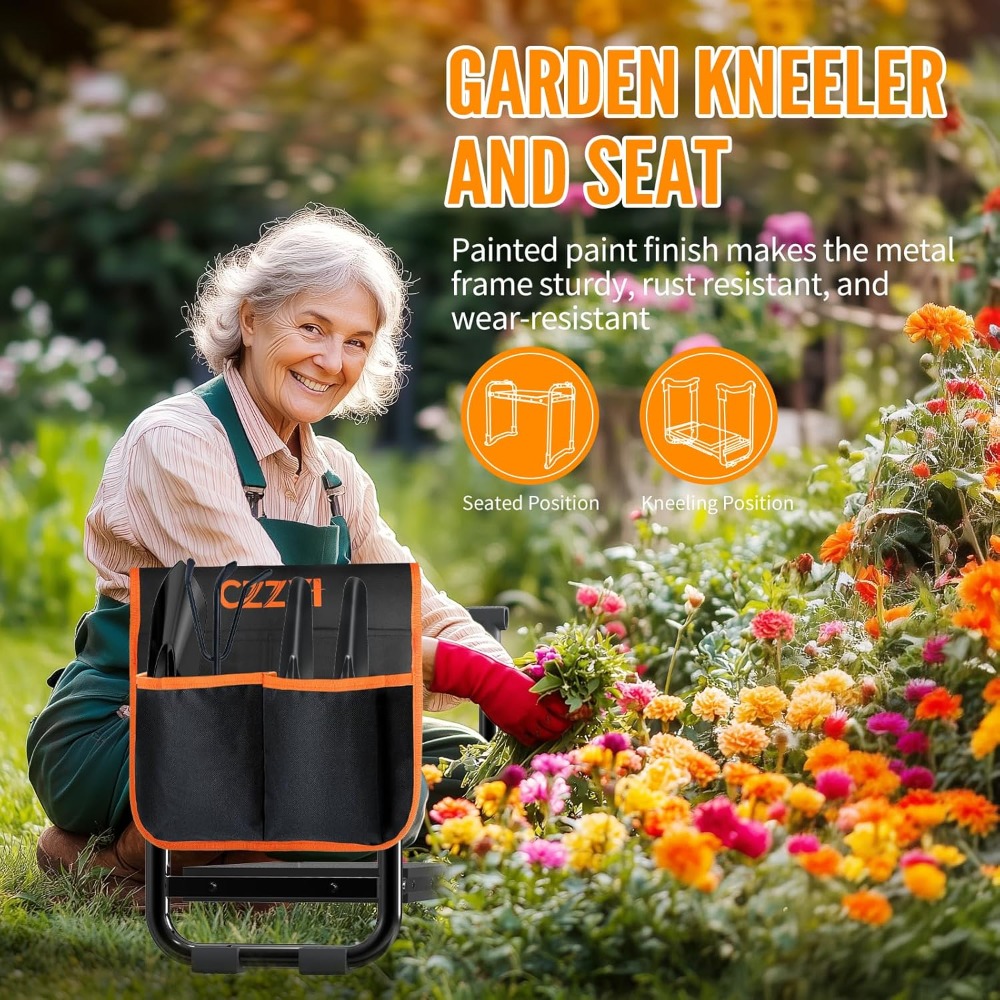 Garden Kneeler and Seat, Wider - Gardening Tools For Seniors incelemesi ve fiyatı