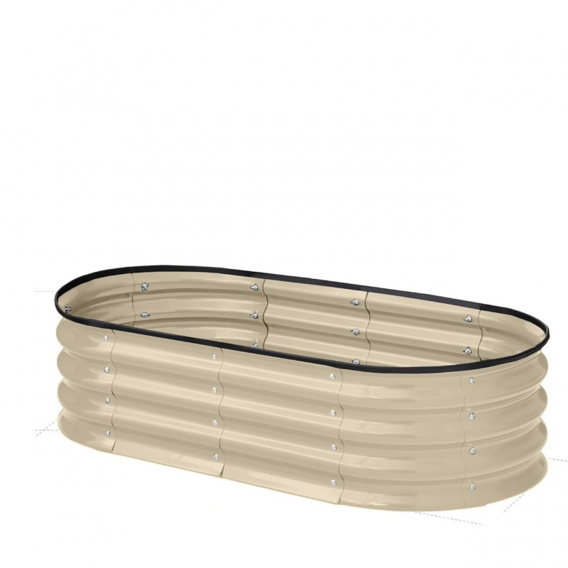 1PCS Oval-shaped Galvanized St - Gardening Tools Box incelemesi ve fiyatı