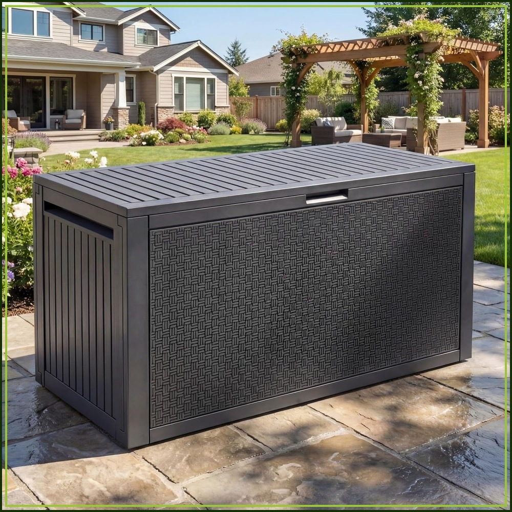 95 Gallon Outdoor Storage Deck - Gardening Tools Box incelemesi ve fiyatı