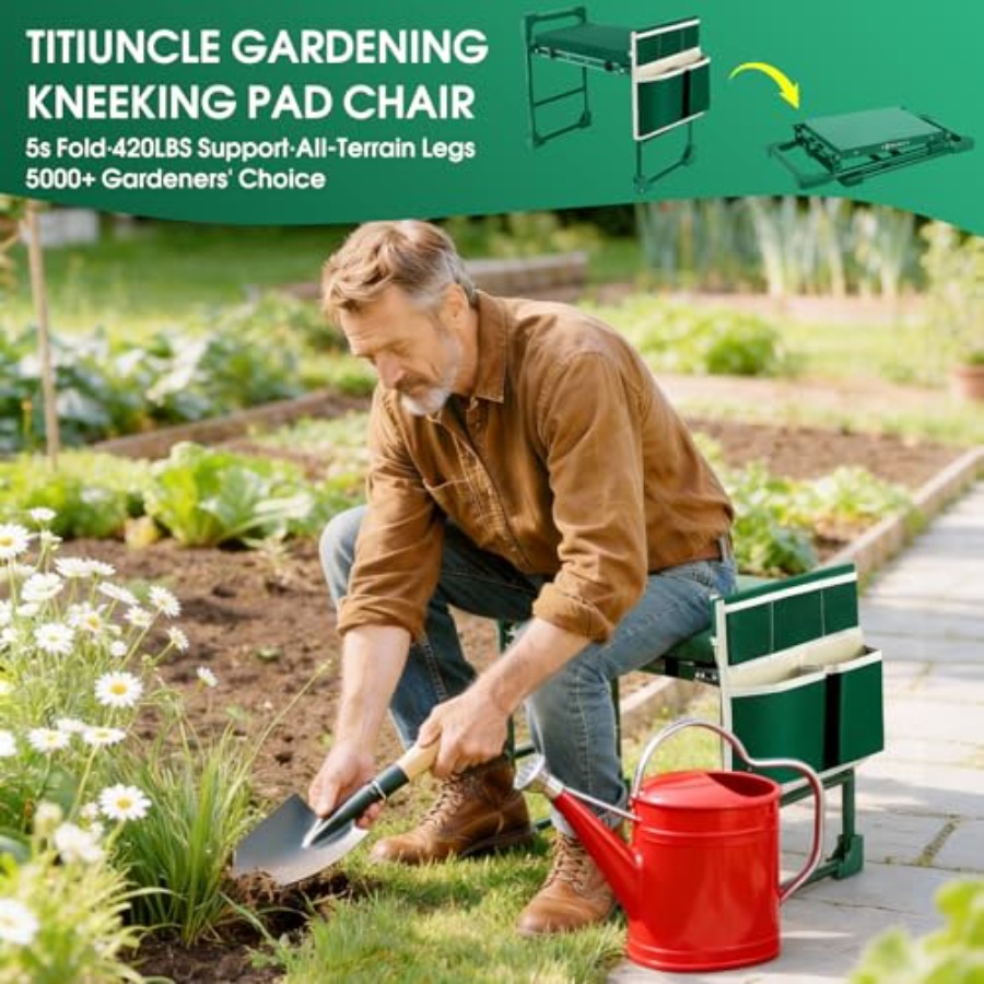 Garden Kneeler and Seat for Se - Gardening Tools For Seniors incelemesi ve fiyatı