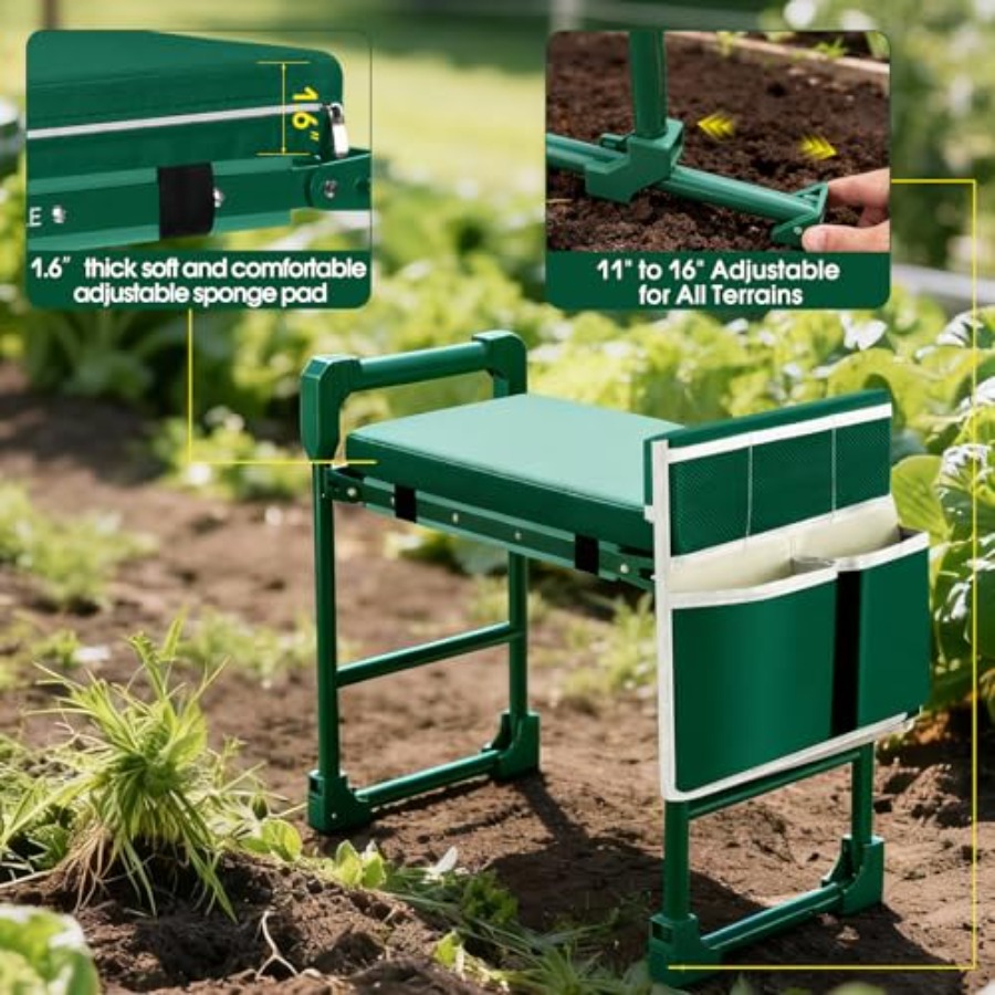 Garden Kneeler and Seat for Se - Gardening Tools For Seniors incelemesi ve fiyatı