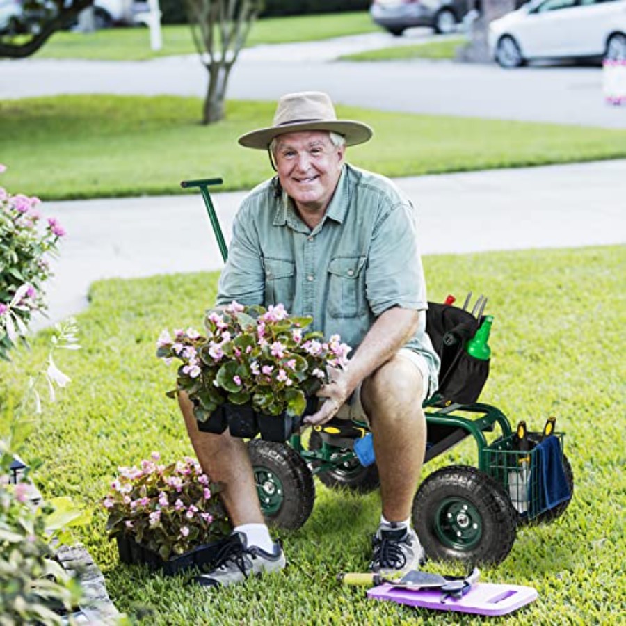 Outdoor gardening seat wagon w - Gardening Tools For Seniors incelemesi ve fiyatı