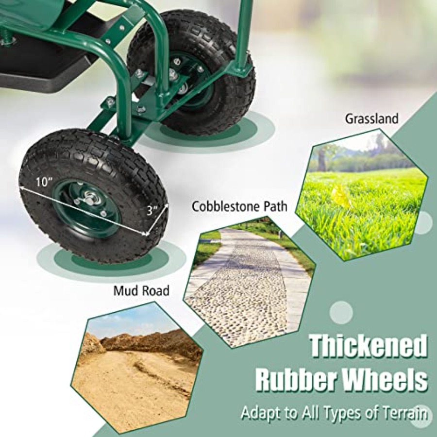 Outdoor gardening seat wagon w - Gardening Tools For Seniors incelemesi ve fiyatı