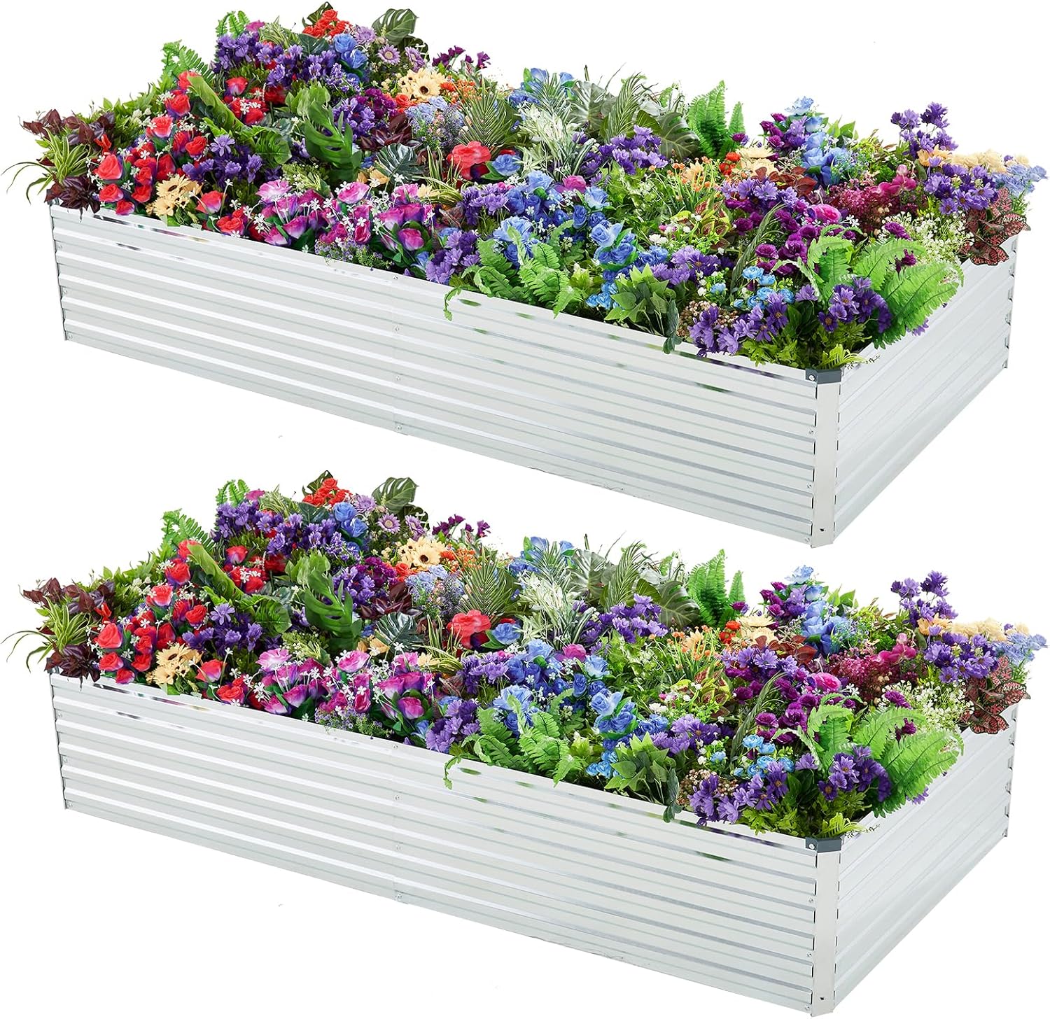 2 Pack Galvanized Raised Garde - Gardening Tools Box incelemesi ve fiyatı