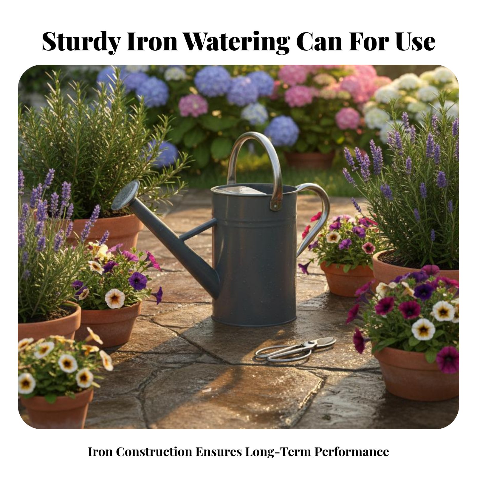 5L Garden Watering Pot Sturdy  - Gardening Tools Vintage incelemesi ve fiyatı