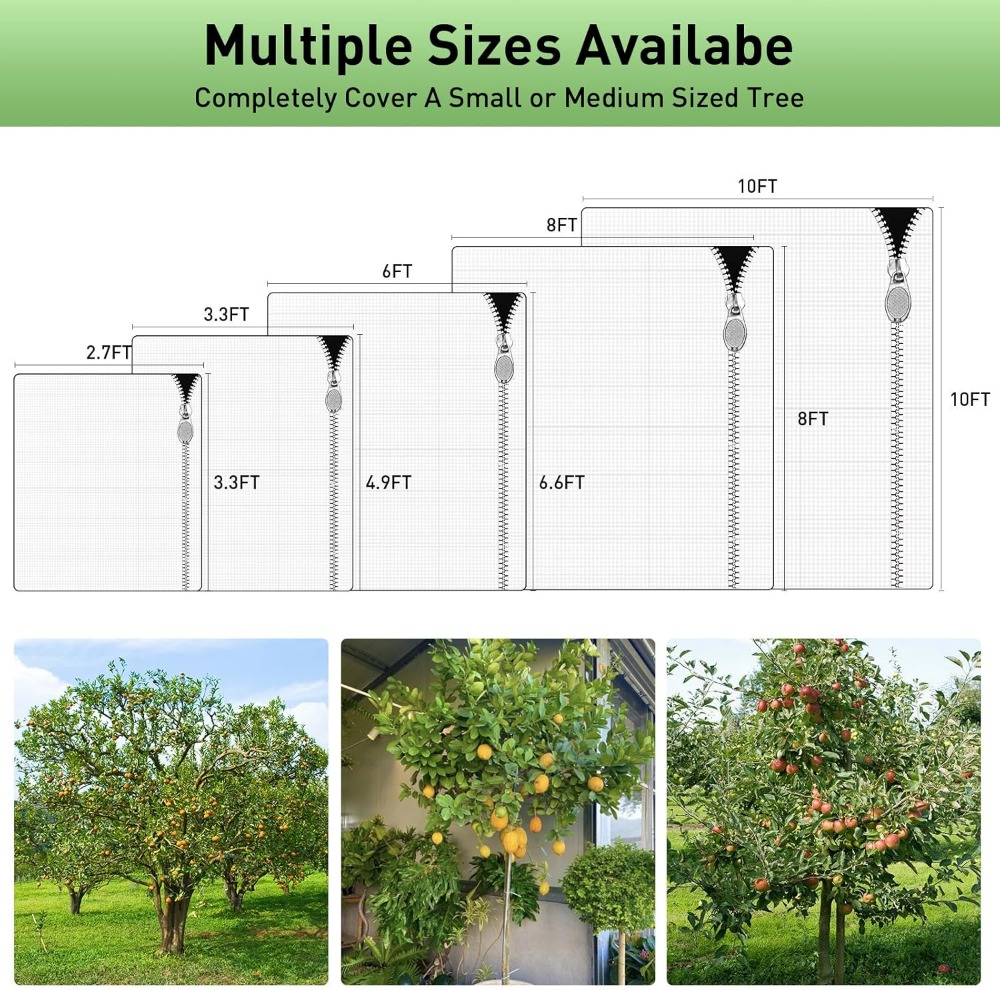 2PCS Large Fruit Tree Netting  - Garden Netting Cover incelemesi ve fiyatı