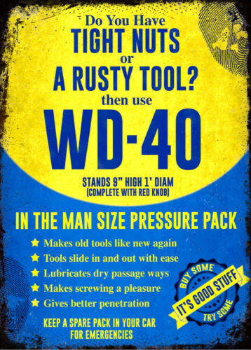 Vintage Retro WD40 Spray Garag - Gardening Tools Vintage incelemesi ve fiyatı
