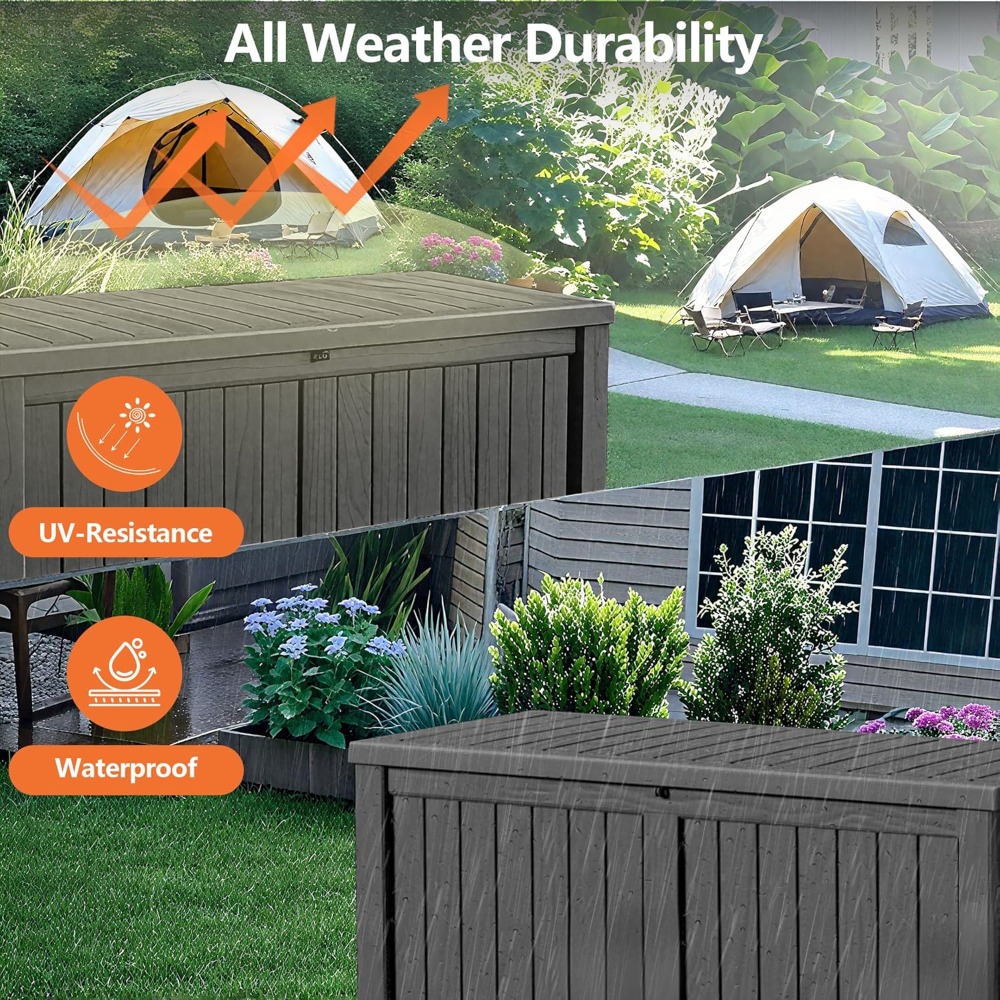 120 Gallon Outdoor Storage Box - Gardening Tools Box incelemesi ve fiyatı