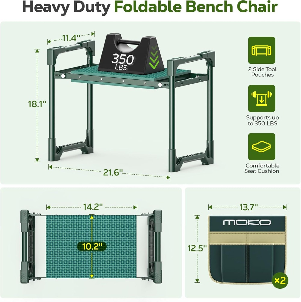 Heavy Duty Garden Kneeler and  - Gardening Tools For Seniors incelemesi ve fiyatı