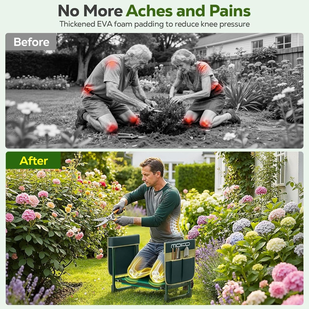 Heavy Duty Garden Kneeler and  - Gardening Tools For Seniors incelemesi ve fiyatı