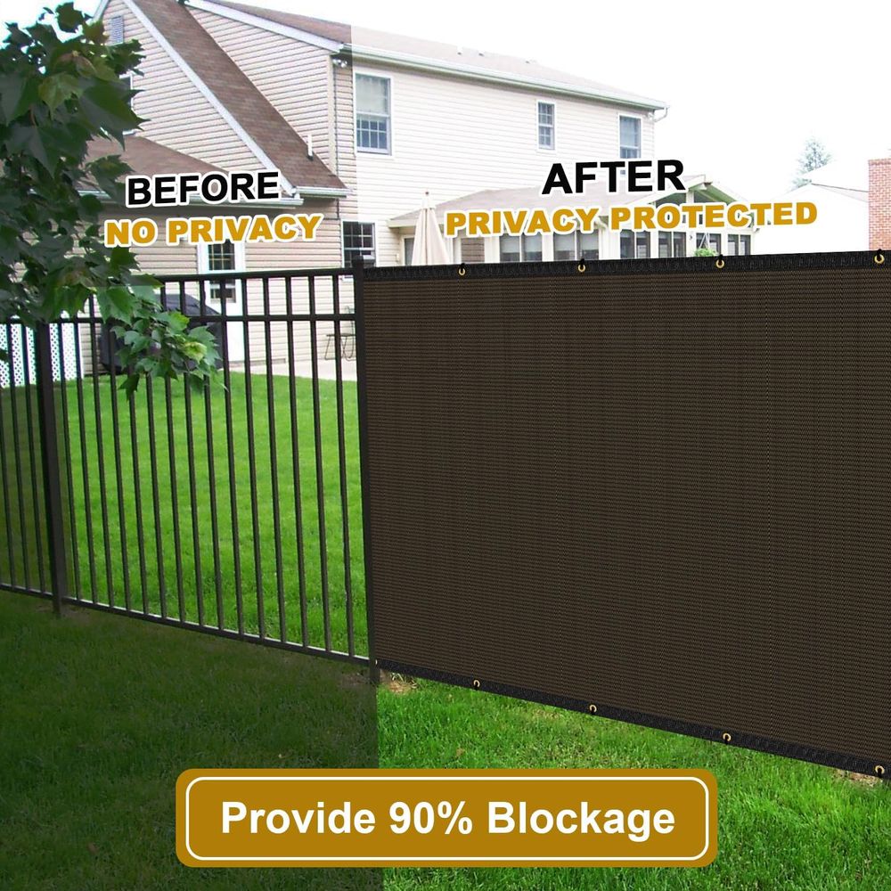 Heavy-Duty 6' x 120' Brown Mes - Garden Netting Cover incelemesi ve fiyatı