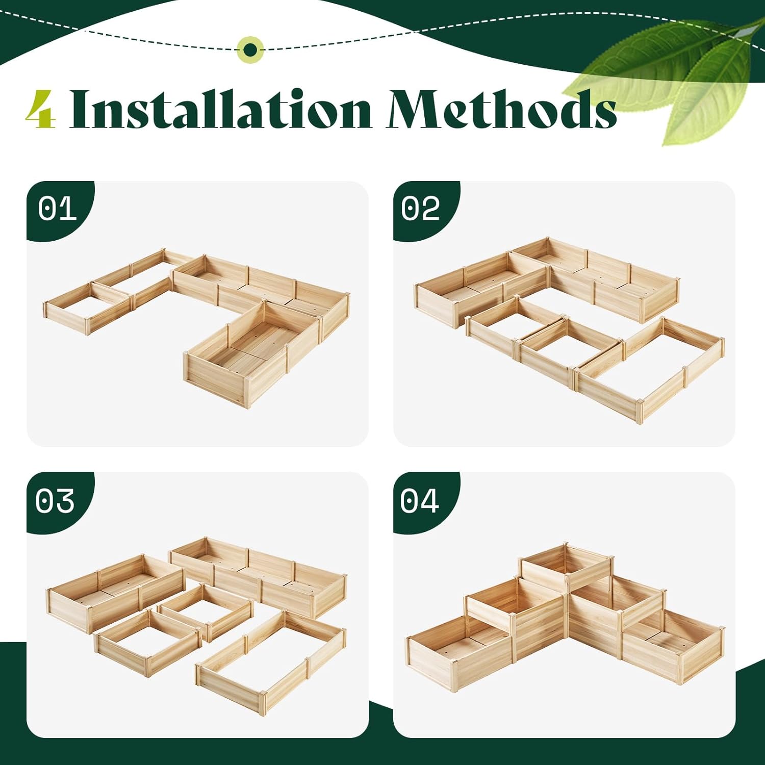 3 Tier Raised Garden Bed for O - Gardening Tools Box incelemesi ve fiyatı