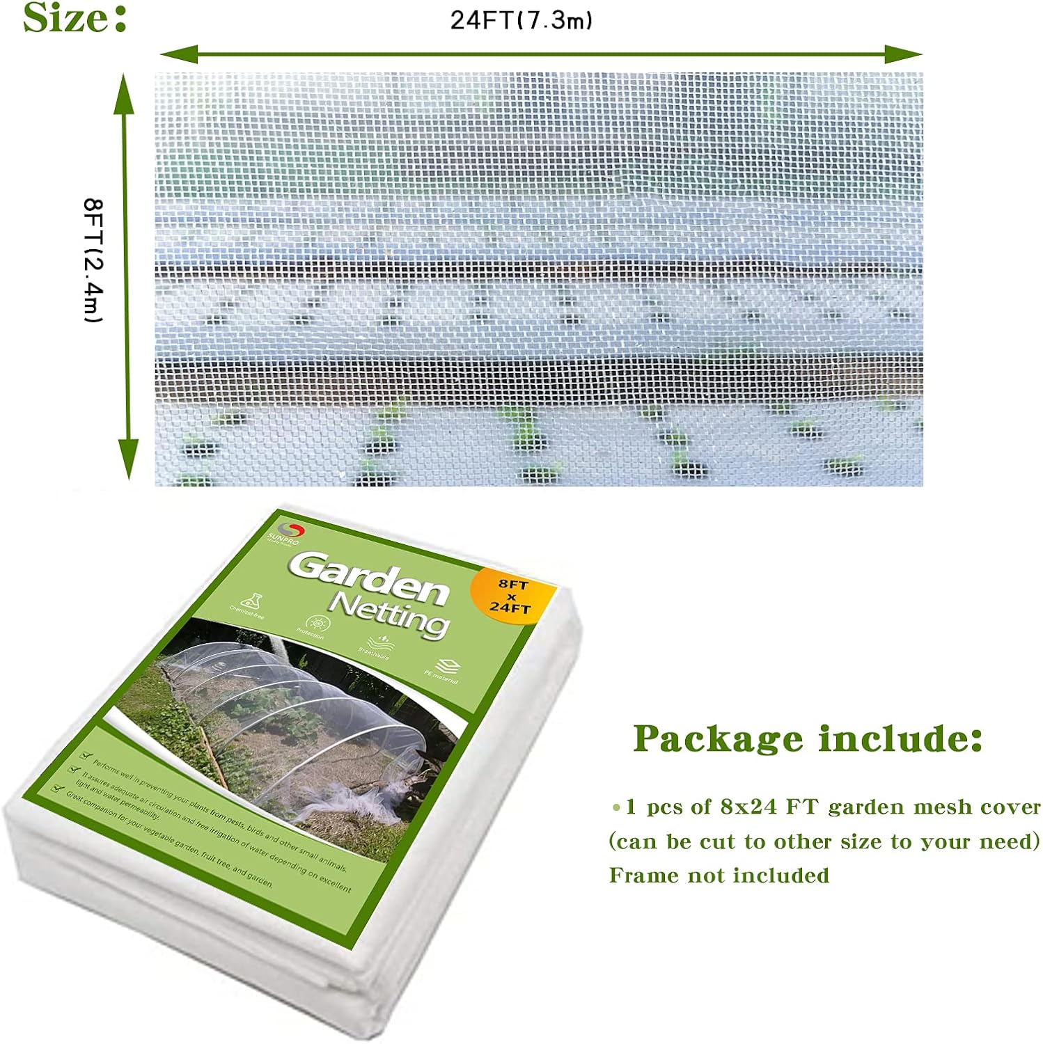 0.8mm Ultra Fine Mesh Garden N - Garden Netting Cover incelemesi ve fiyatı