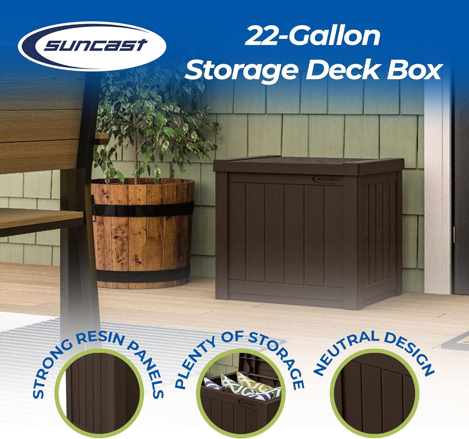 22 Gallon Outdoor Storage Box  - Gardening Tools Box incelemesi ve fiyatı