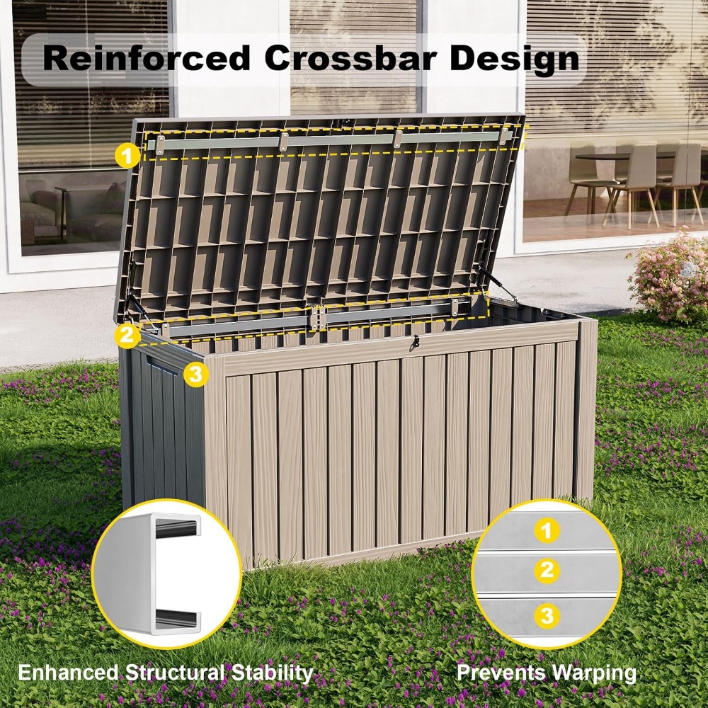 150 Gallon Lockable Outdoor St - Gardening Tools Box incelemesi ve fiyatı