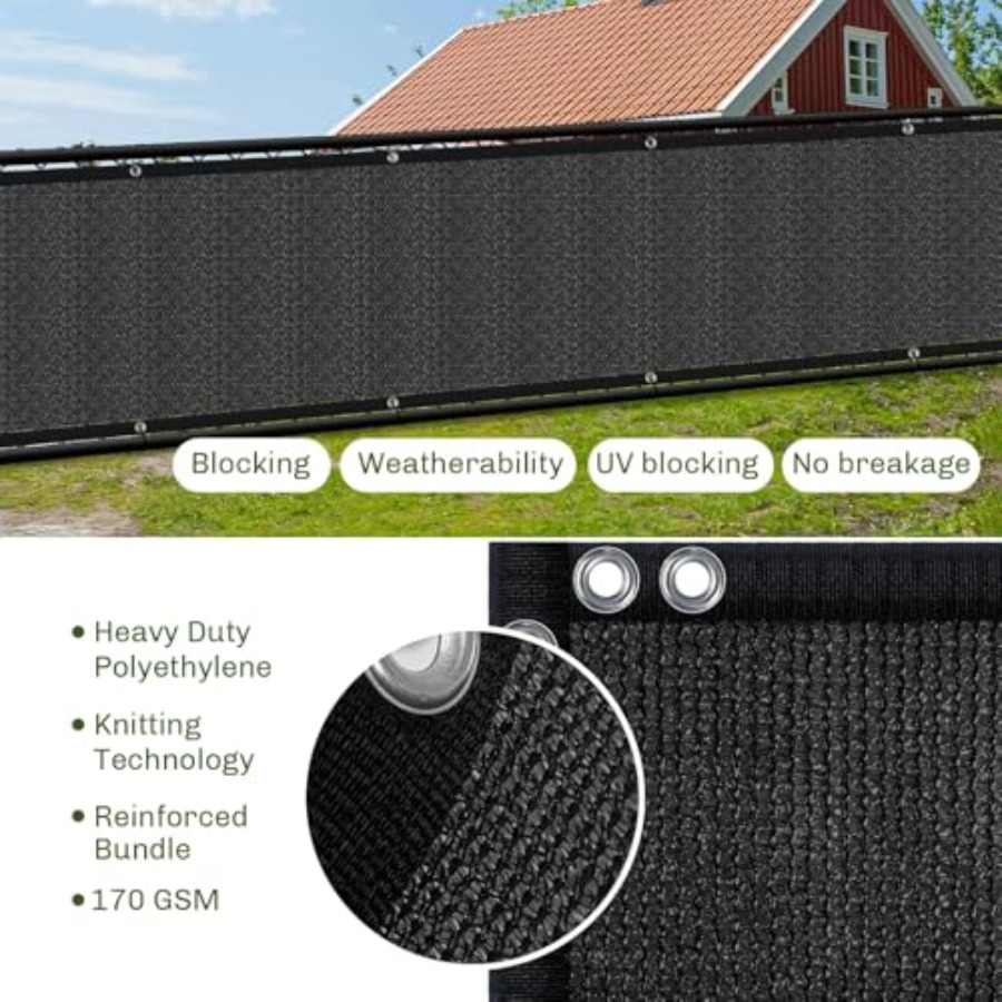 Privacy Screen Fence 4Feet x 5 - Garden Netting Cover incelemesi ve fiyatı