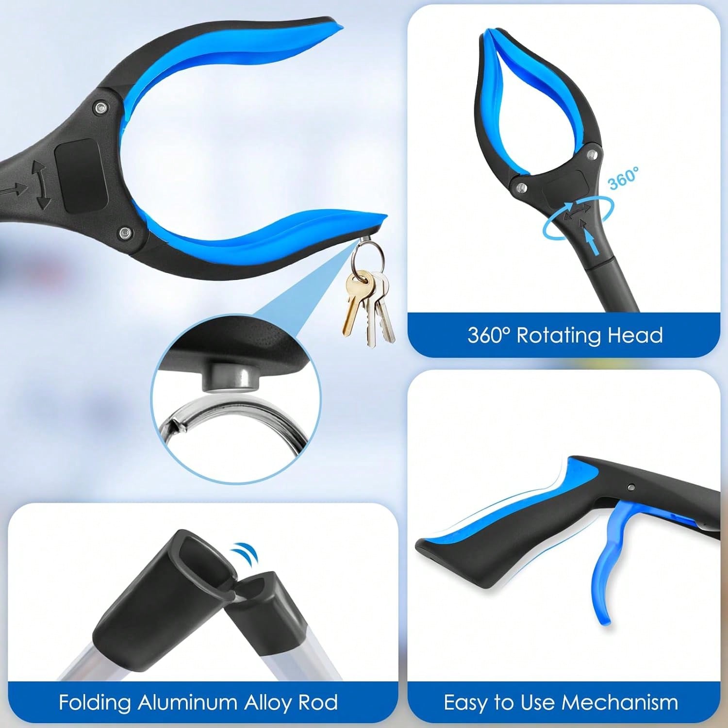 Foldable Grabber Reacher Tool  - Gardening Tools For Seniors incelemesi ve fiyatı