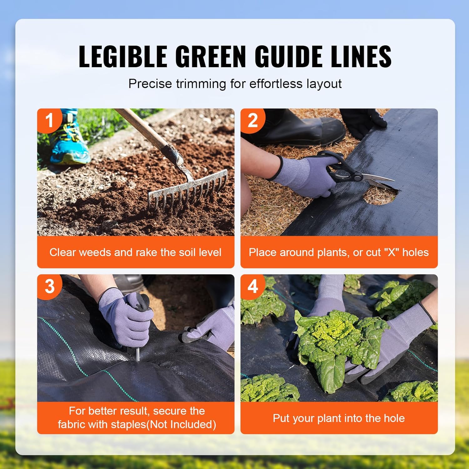 Heavy Duty Weed Barrier Fabric - Garden Netting Cover incelemesi ve fiyatı
