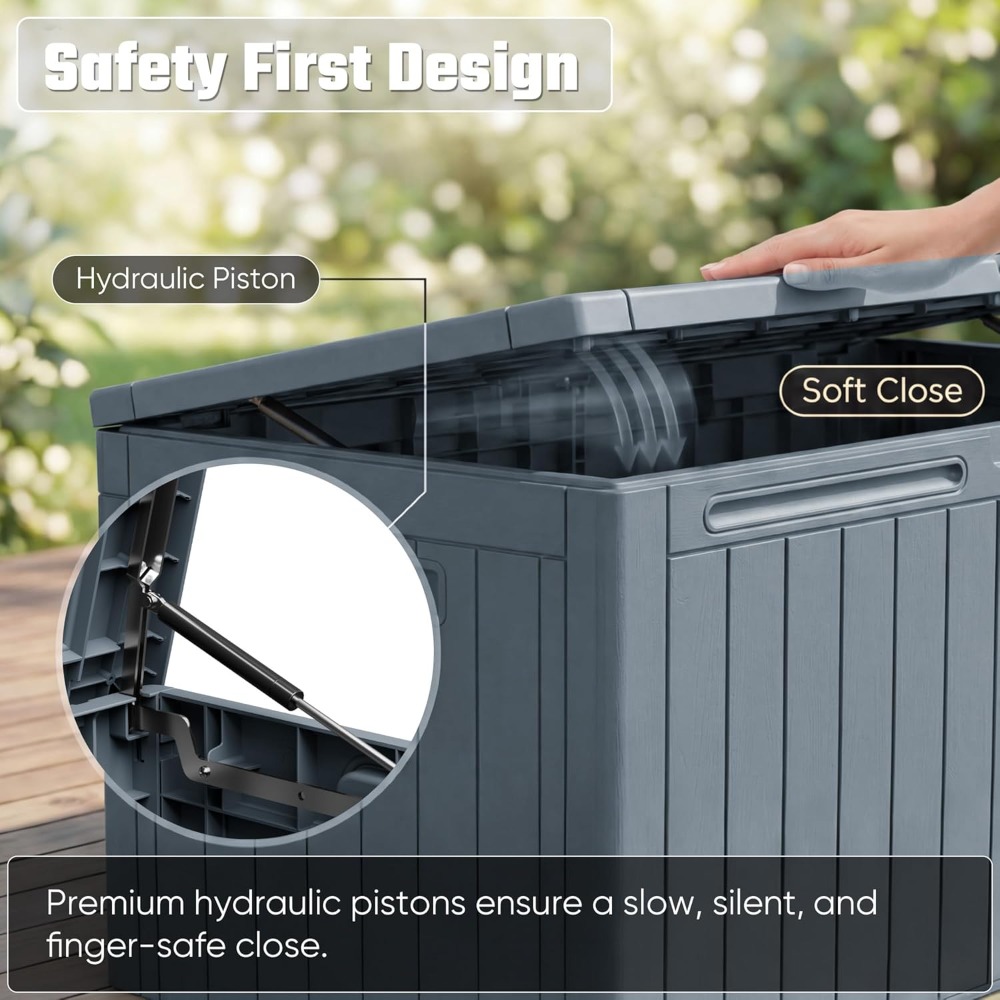 110 Gallon Outdoor Storage Box - Gardening Tools Box incelemesi ve fiyatı
