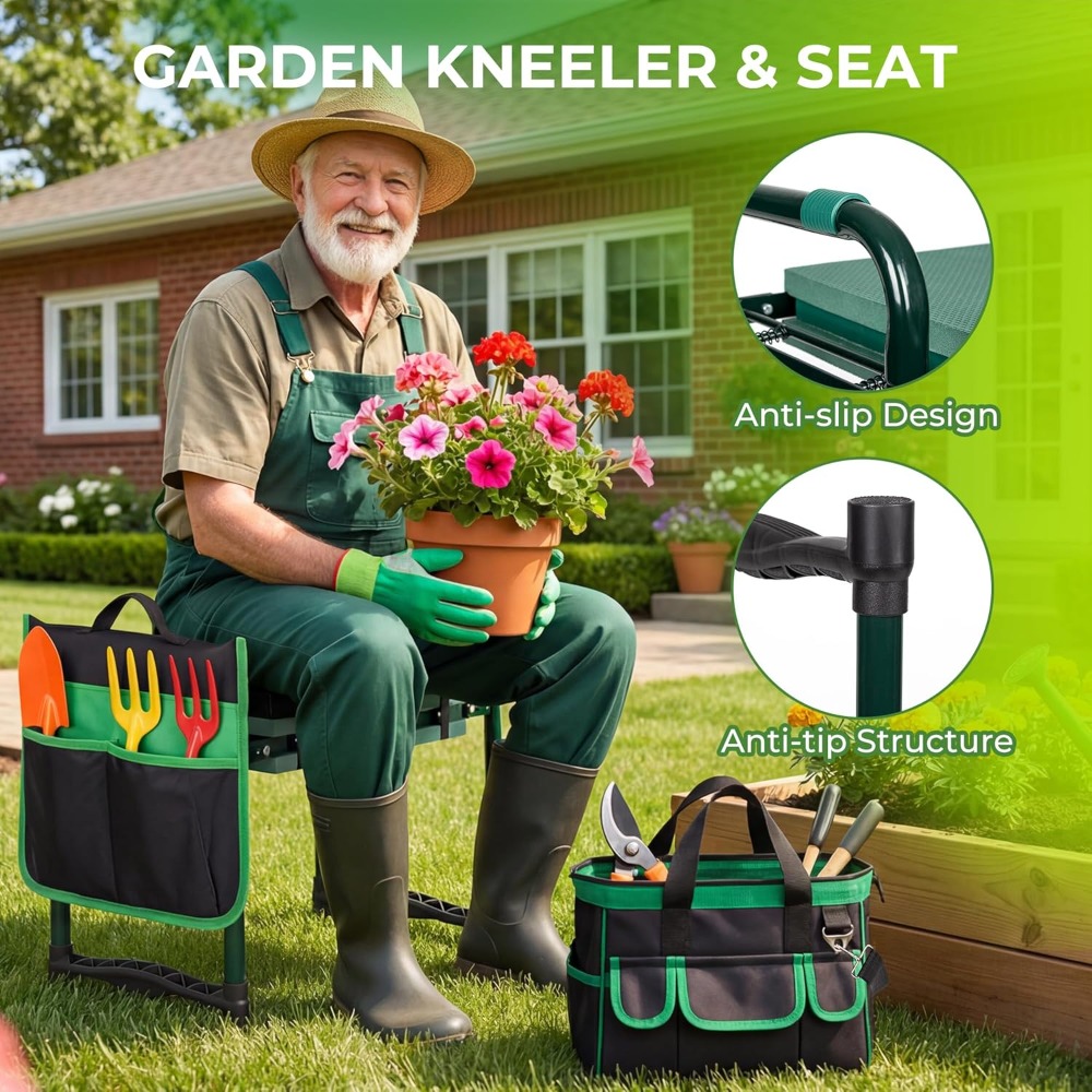 Garden Kneeler and Seat, Folda - Gardening Tools For Seniors incelemesi ve fiyatı