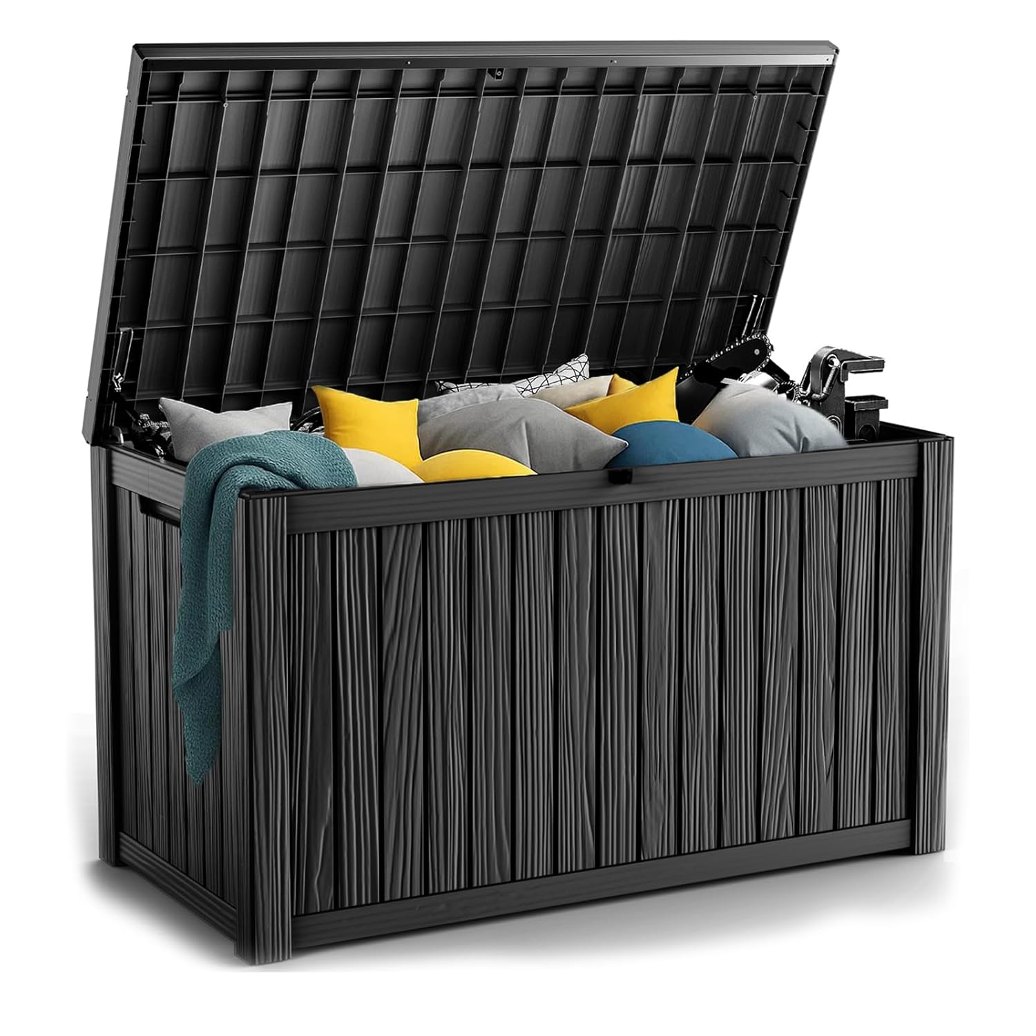 180Gal Lockable Resin Deck Box - Gardening Tools Box incelemesi ve fiyatı