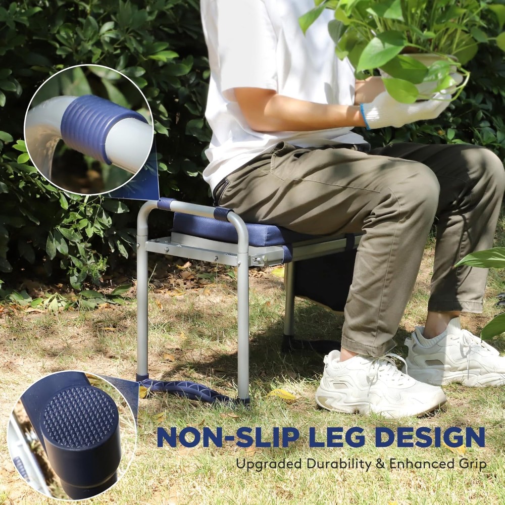 Foldable Garden Kneeler and Se - Gardening Tools For Seniors incelemesi ve fiyatı